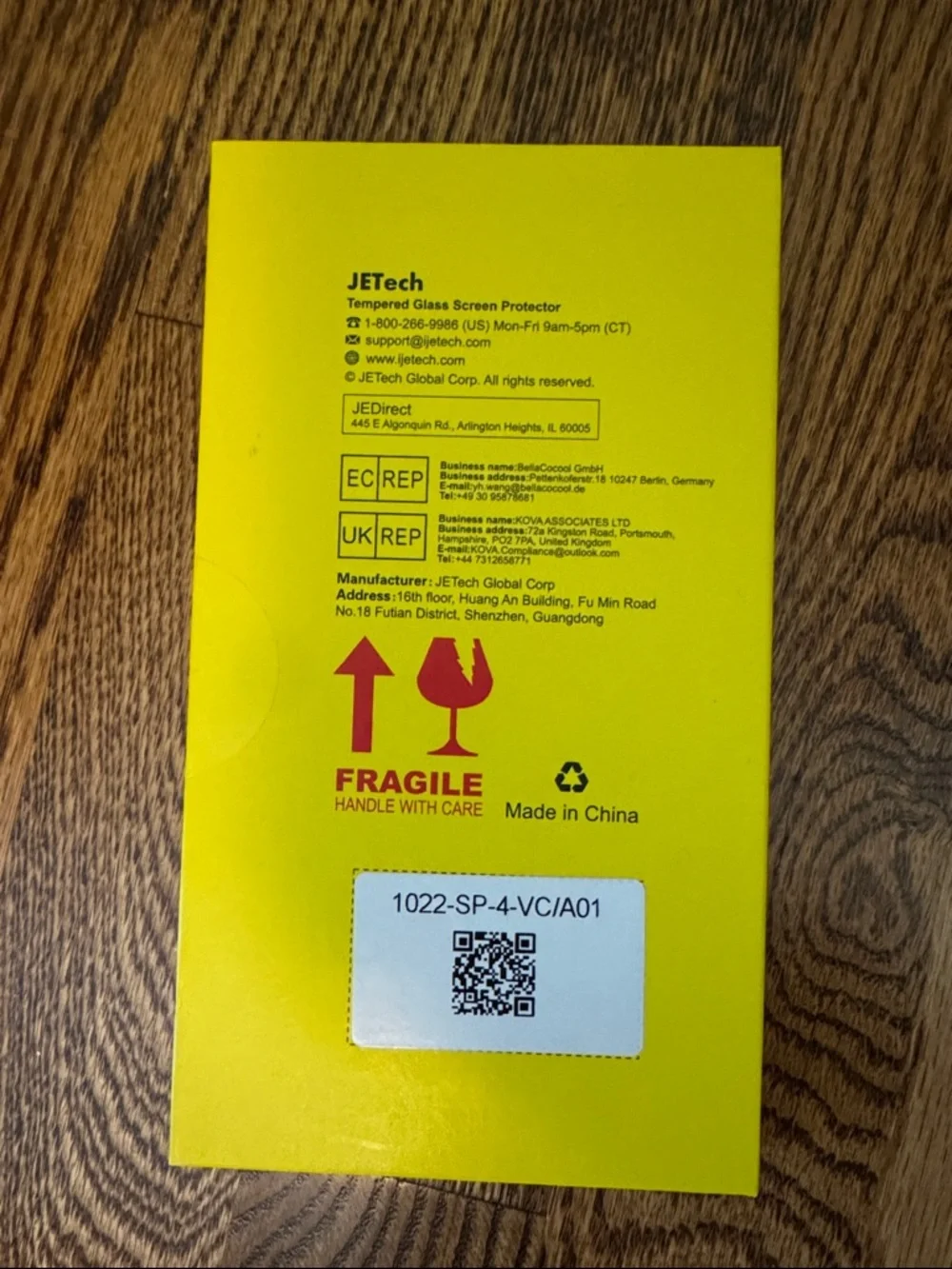 JETech Tempered Glass Screen Protector for iPhone 11 Pro / XS / X